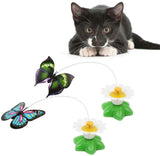 Electric Rotating Butterfly Cat Toys